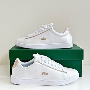 Lacoste Carnaby Evo Satin & Leather Sneakers